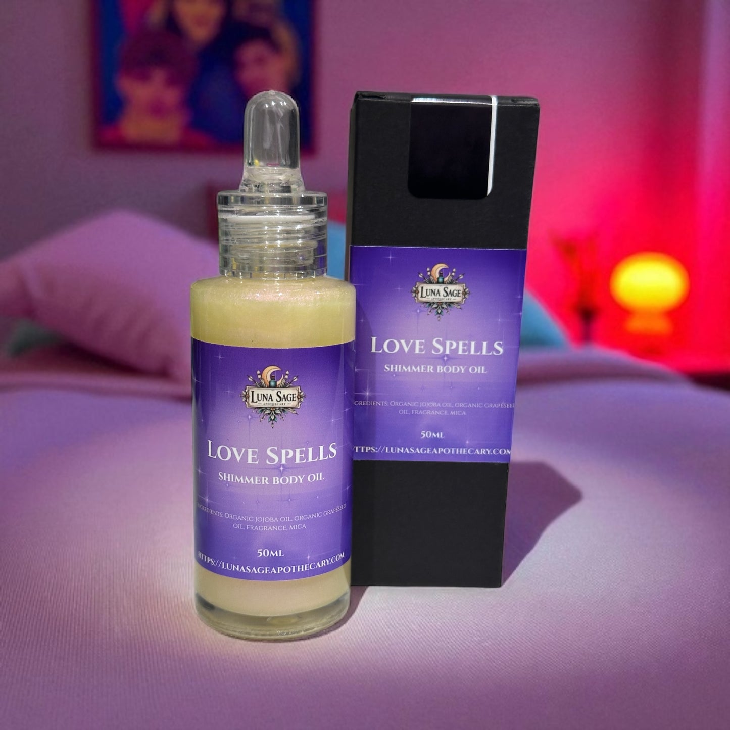 “Love Spells” Shimmer Body Oil