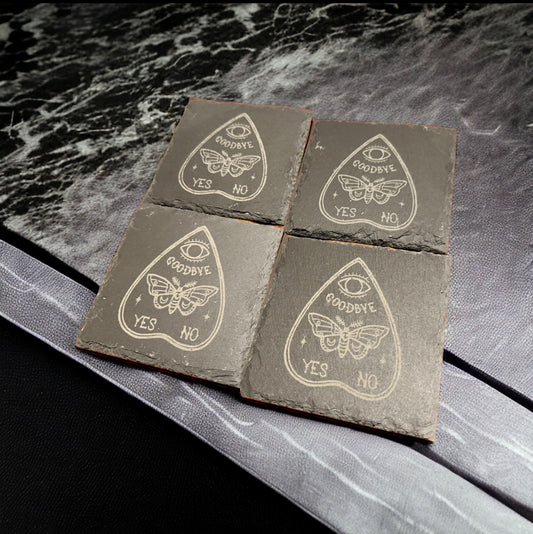 Moth Slate Coasters