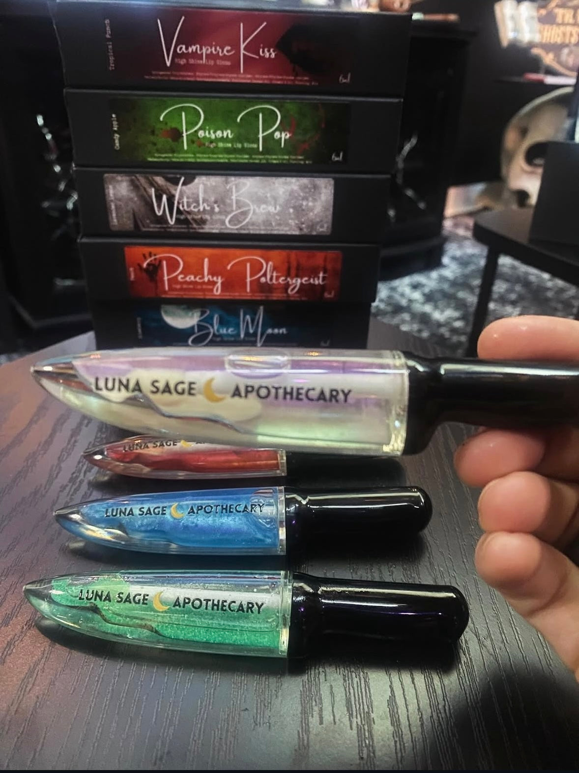 Hexed High Shine Lip Glosses